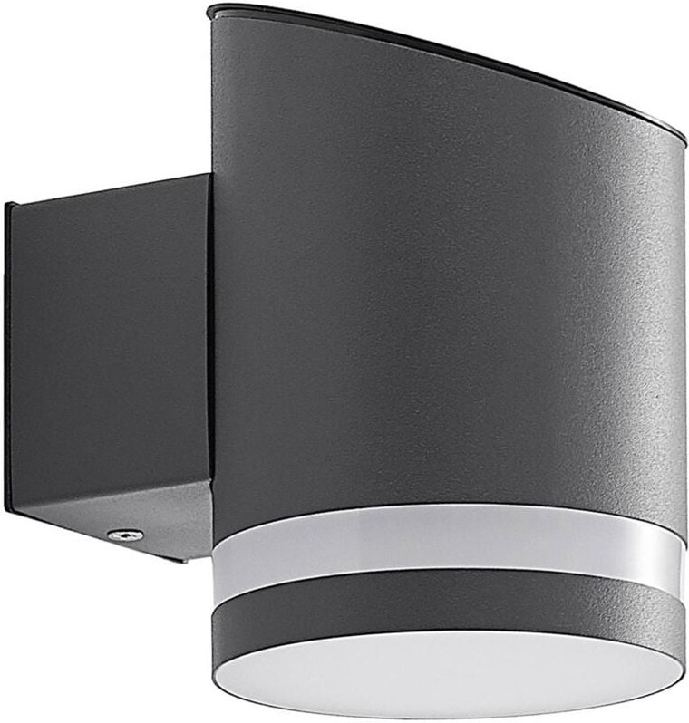 Solarleuchte außen 'Bentlas' aus Edelstahl von Lindby