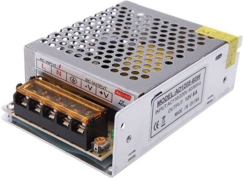 Trade Shop Traesio - Trade Shop - treiber-netzteil-transformator stabilisierter schalter-trimmer 220V-12V 5 ampere -