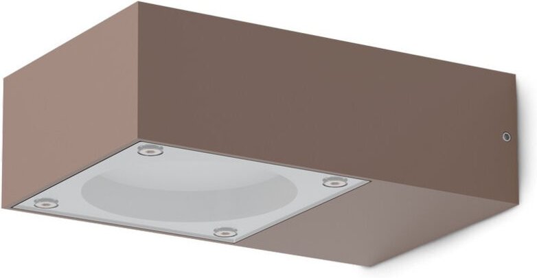 Ideal Lux - sirio Außenwandleuchte Downlight Kaffee IP65