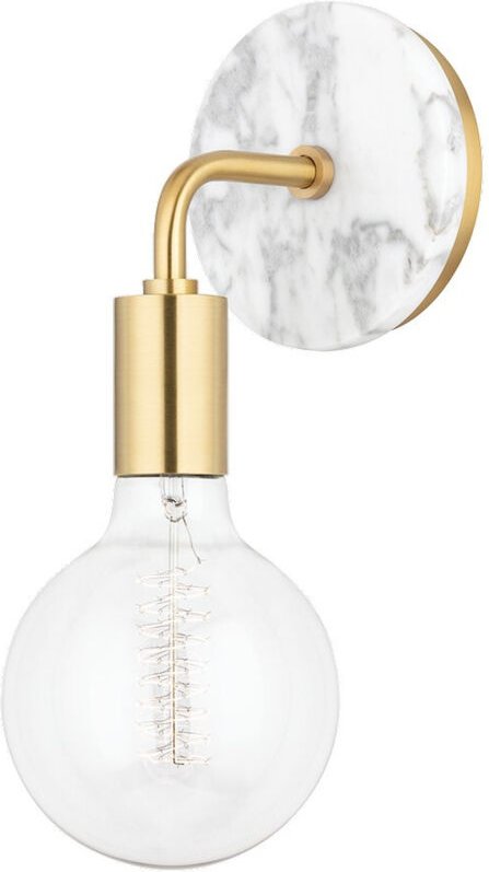 Chloe 1 Wandleuchte Messing