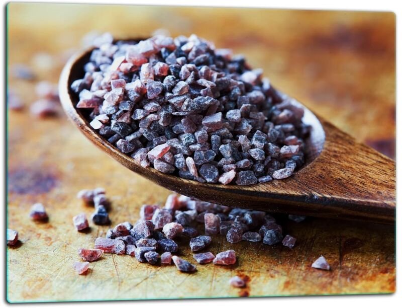 Glasschild Schneidebrett 52x40 Salz