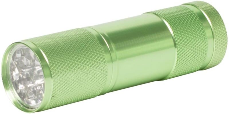 Mini-Taschenlampe mit grüner LED