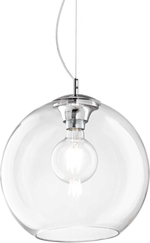 Ideal Lux Nemo Clear - 1 Light Large Globe Deckenanhänger klar, E27