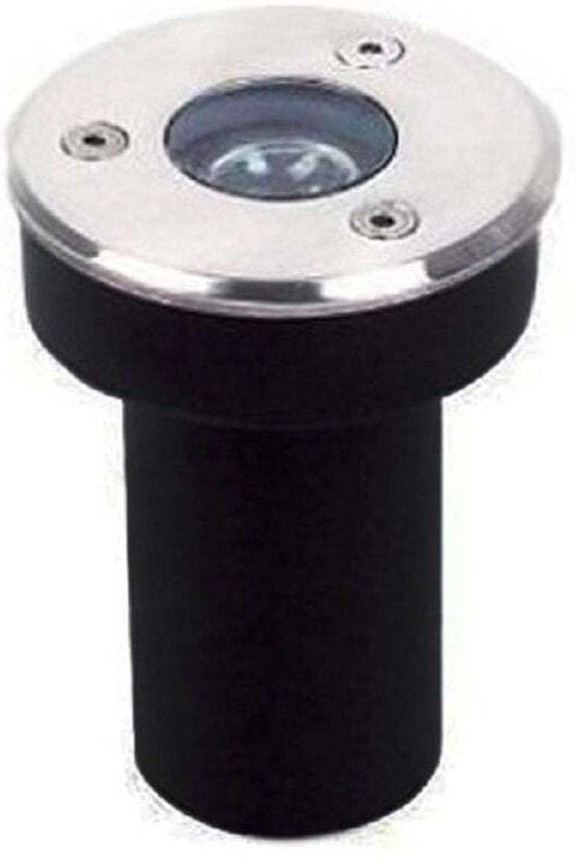 1 w runder LED-Bodeneinbaustrahler, Kaltweiß und Warmweiß - Warmweiß - - Ymyny