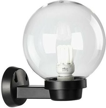 Wandleuchte Sf.Chiara D.20 E27 schwarze Kugellinie