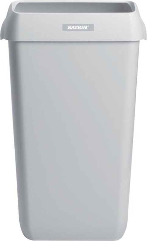 KATRIN Abfalleimer 25L mit Deckel, weiß