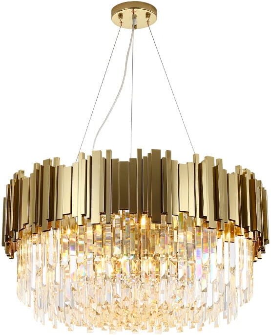 Pfeifenorgel Messingvariante – Kristallleuchter 55 cm