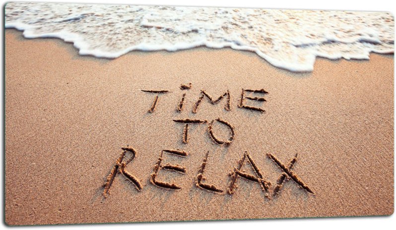 GlassplattenschneideBrett 52x30 Strand