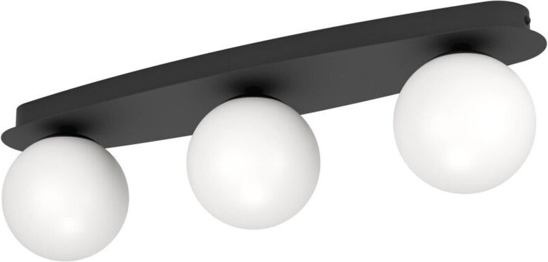 Eglo Deckenleuchte Castrovido schwarz 58 x 16 cm warmweiß