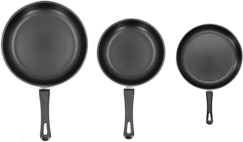 Bratpfannenset, Bratpfannenset, Bratpfannenset für Küchenutensilien für die Restaurantküche