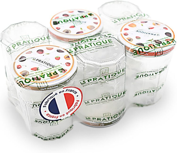 1 Marmeladengläser 385ml ø82mm Packung zu 6 - Le Pratique