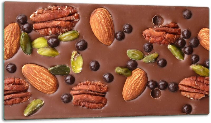 Glasschild Schneidebrett 52x30 Süßigketten