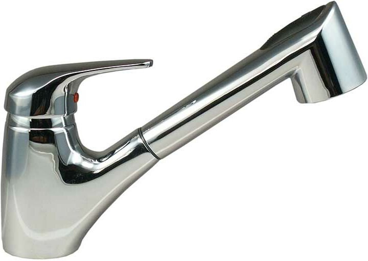 Küchenarmatur XENA mit ausziehbarer Geschirrbrause, hochdruck