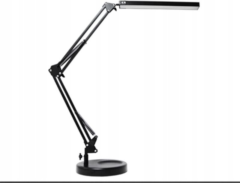 Ram 2 LA-001B LED-Schreibtischlampe, 12 W, 75,6 cm, Schwarz