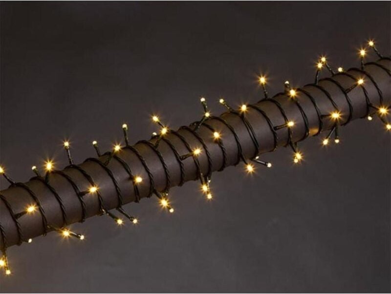 Vellight - Stella led - 20 m - 300 LEDs - Warmweiß - grünes Kabel - 24 v