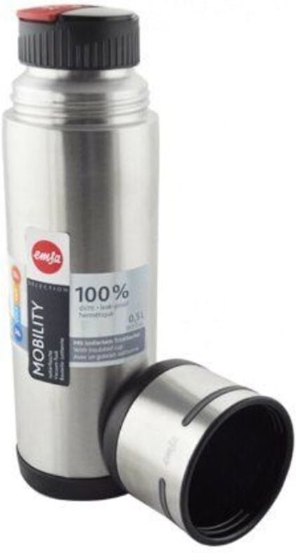 Isolierflasche Mobility 0,5 l schwarz
