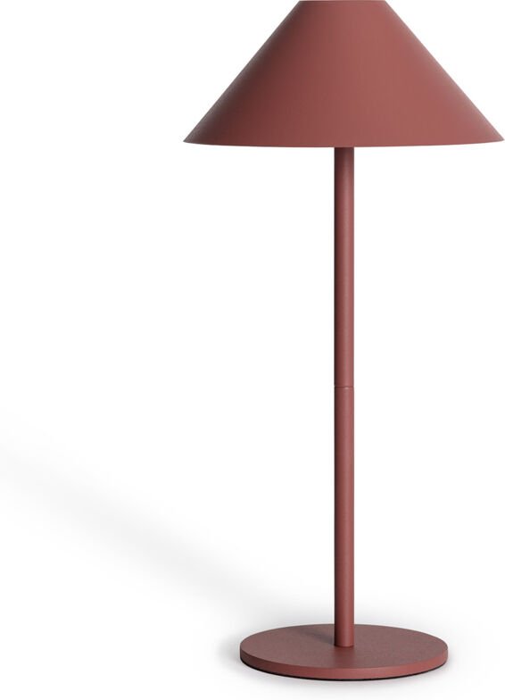 Ledkia - LED-Tischlampe 3W Tragbar für Außen mit wiederaufladbarer Batterie usb Kivuli Terrakotta