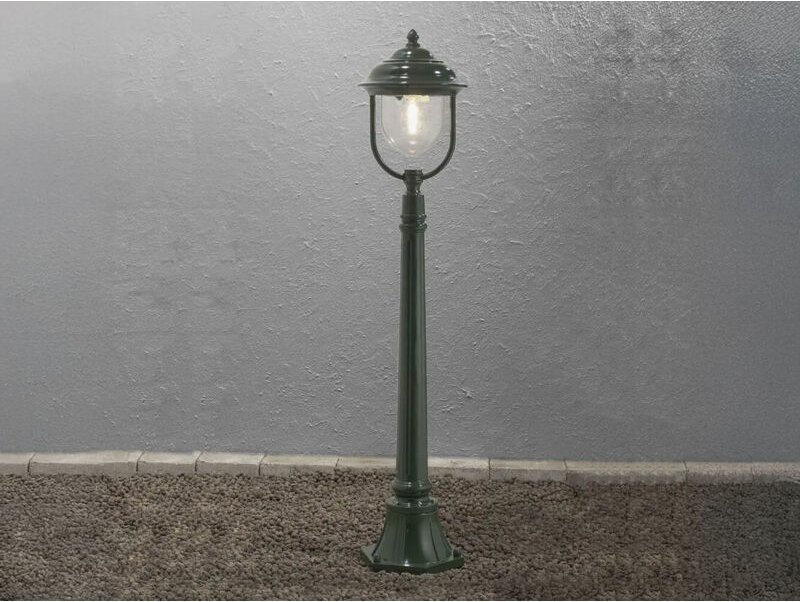 Led Außen Standlaterne Wegeleuchte im Landhausstil, grün, Höhe 118cm