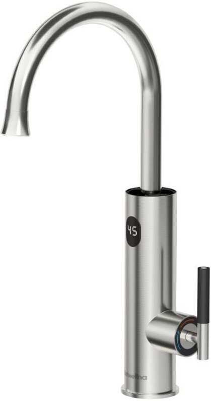 Aiperq - Elektrischer Küchenwasserhahn, 3200 w, mit Durchlauferhitzer, LED-Digitalanzeige, 360°-Drehung, IPX4-wasserdich...