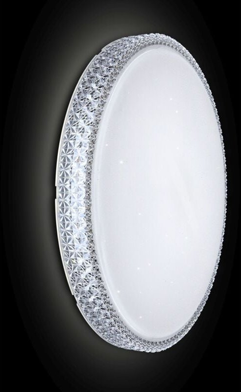 Licht-erlebnisse - led Deckenleuchte Metall rund d: 40 cm Weiß 4000 k neutralweiß 1920 lm Modern