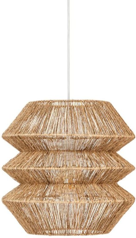Atmosphera - Hängelampe liza mit einem Lampenschirm aus Juteflechtwerk, ø 38 cm