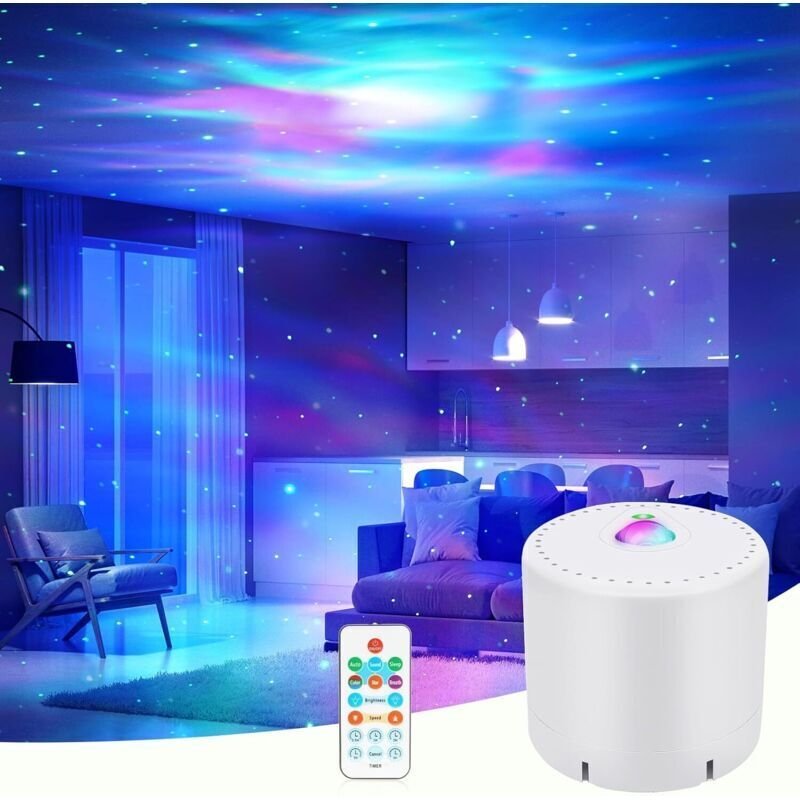 YMYNY Sternenhimmel-Projektor, Galaxie-Projektor mit Fernbedienung, Nachtlicht-Projektor mit einstellbarer Geschwindigke...