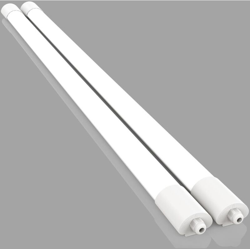 Amdelne Feuchtraumleuchte 150cm LED Röhre 45W Neutralweiß 4000K Feuchtraumlampe IP65 Wandleuchte Werkstattlampe Kellerle...