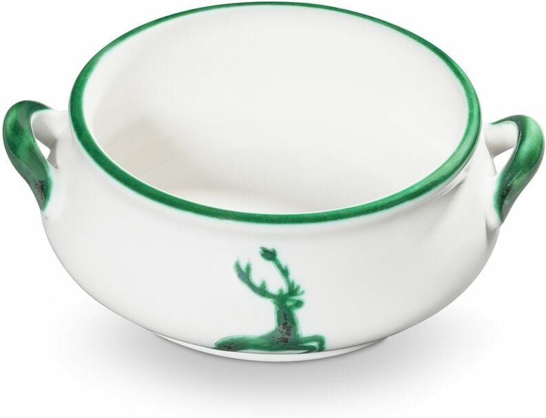 Gmundner Keramik - Grüner Hirsch, Suppenschale 0,37 Liter