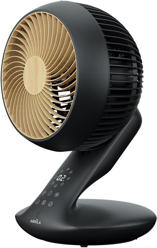 Ventilator dc Tischventilator miera schwarz/buche 20w 8vel 3d.remote oscillation,timer 40,5x25,4x23,3cm