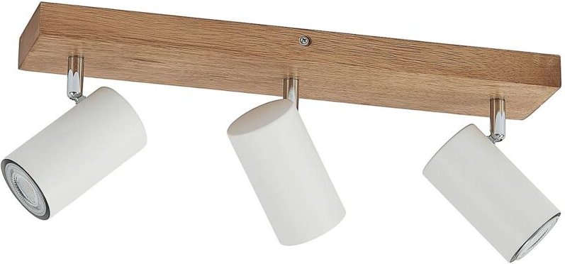 Thumbnail - Strahler 'Maniva' aus Holz für Wohnzimmer & Esszimmer von Lindby