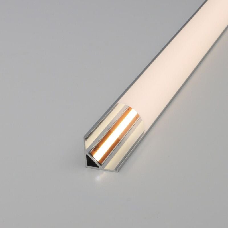 LED Alu Eckprofil FreeCut 16x16mm mit LED 12V 4000K 1,5 Meter