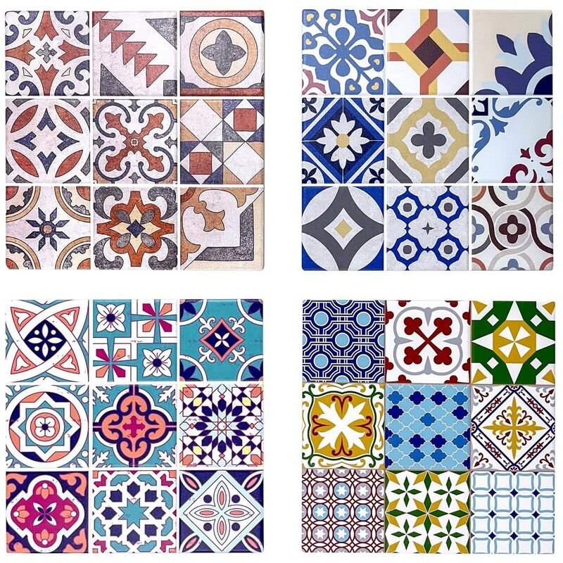 Signes Grimalt - Bauherren Küche Hydraulische Salvamantel 4 schräge Einheiten Multicolor 20x20x1cm 27593