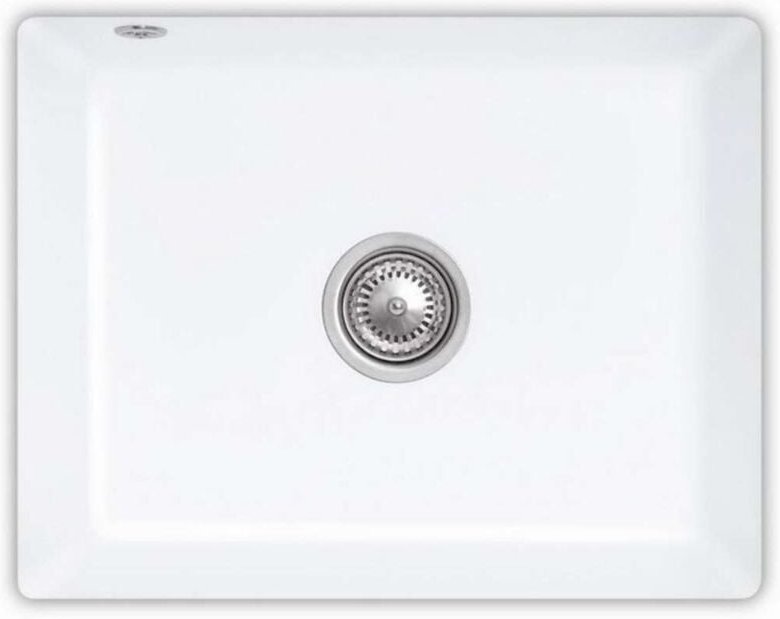 Subway - Keramikspüle 55x44 cm mit Ablaufgarnitur, CeramicPlus, alpinweiß 331001R1 - Villeroy&boch