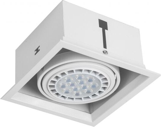 Fabrilamp - kardan spotlight cesar recessed 1xr111 white 17.2x17.5 Glühbirne nicht enthalten