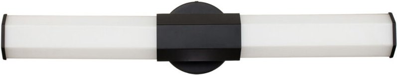 Elstead Hinkley Facet Integrierte LED-Badezimmer-Wandleuchte Mattschwarz, 3000K, IP44