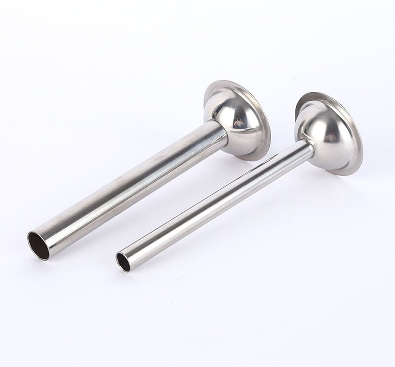 2er-Pack Wurstfüllrohre aus Edelstahl, Wurstfülltrichter, Küchenfleischwolf, Haushaltsgeräte, Wohnaccessoires, Fleischwo...