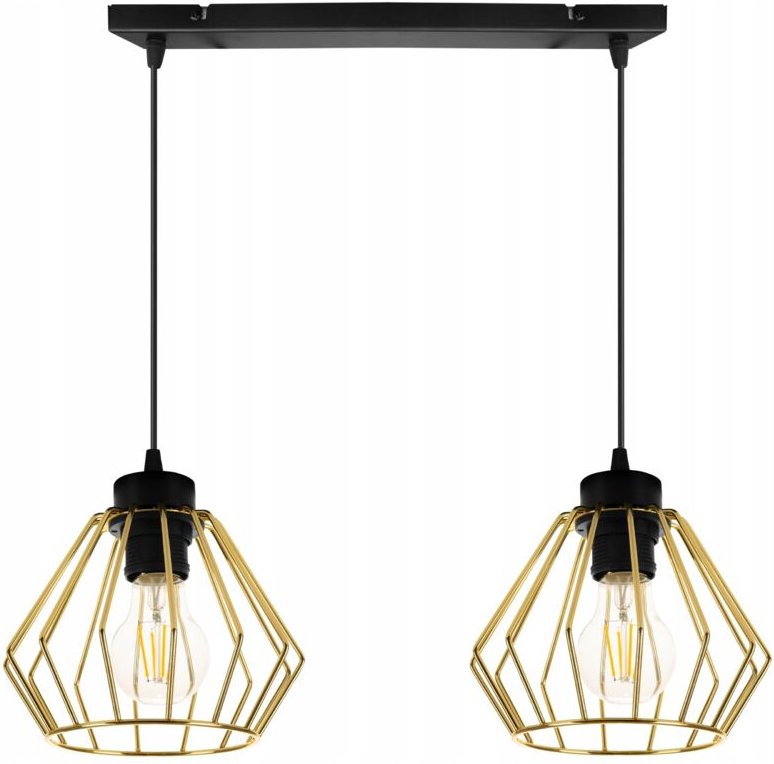 Deckenlampe Hängelampe Kronleuchter Gold Loft Druciak