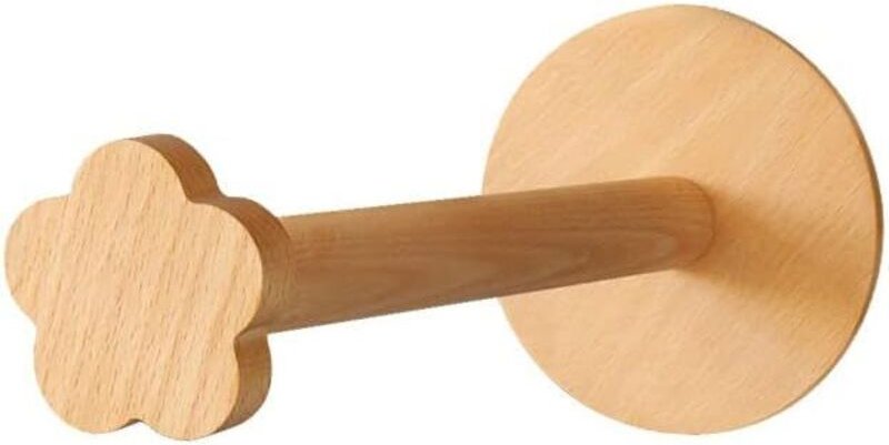 Papierhandtuchhalter aus Holz, Papierhandtuchrollenhalter ohne Bohren, Retro-Wandrollenhalter, Wand-Papierhandtuchhalter...