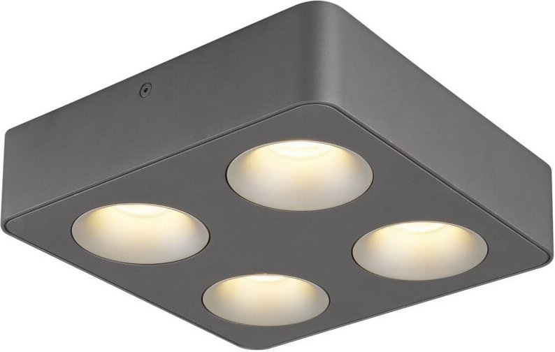 Globo Lighting - Deckenleuchte Deckenlampe Wohnzimmerlampe Aluminium Küchenlampe led l 22,4 cm