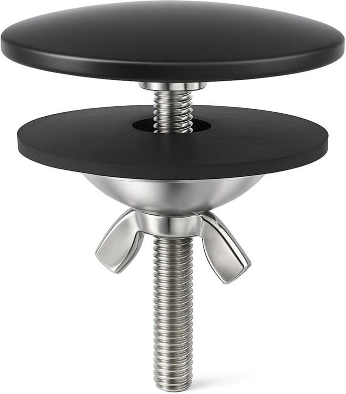 Abflussstopfen für Spüle, 5 cm Hahnlochabdeckung, verchromtes Messing, Abflussstopfen für Küche und Bad, Spülenabdeckung...