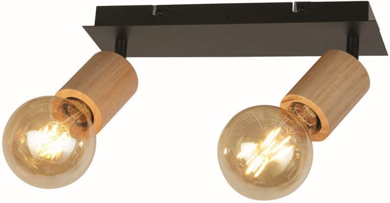 Searchlight - Deckenleuchte Deckenlampe Stahl Schwenkbar Spotleuchte Wohnzimmerleuchte