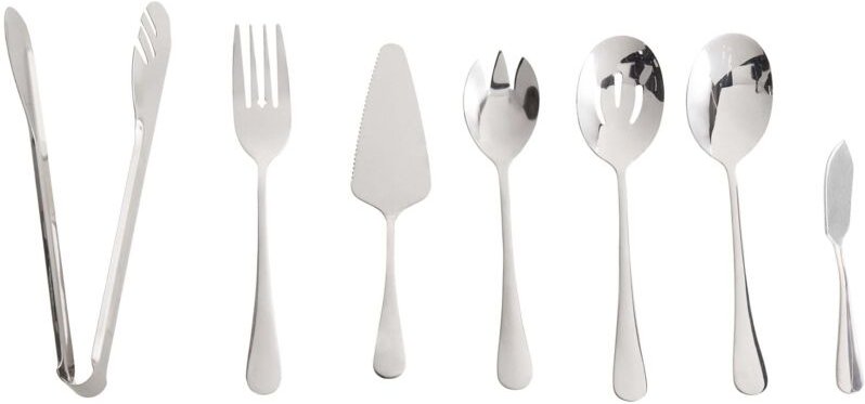 Küchenutensilien-Set 7-teilig ZITI Silber