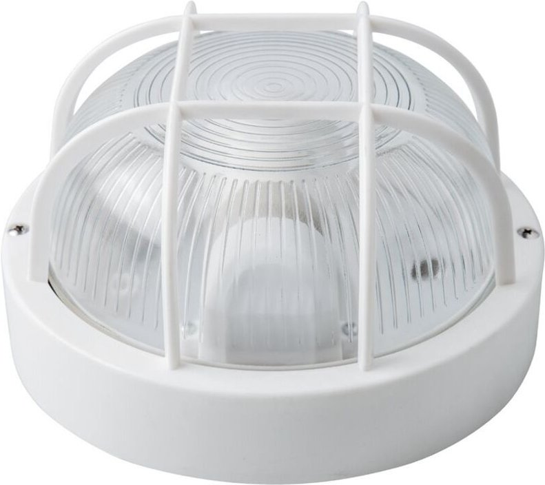 Matel - Runde Außenwandleuchte IP54 E27 weiß