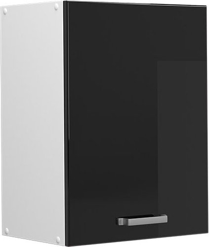 Thumbnail - Hängeschrank R-Line, Schwarz Hochglanz, 45 cm Vicco