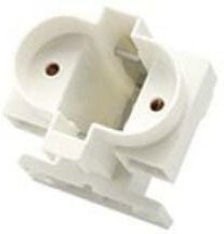 FAI - lampenfassung für g23-leuchtstofflampen 31,5x35,2 mm weiß - 9501