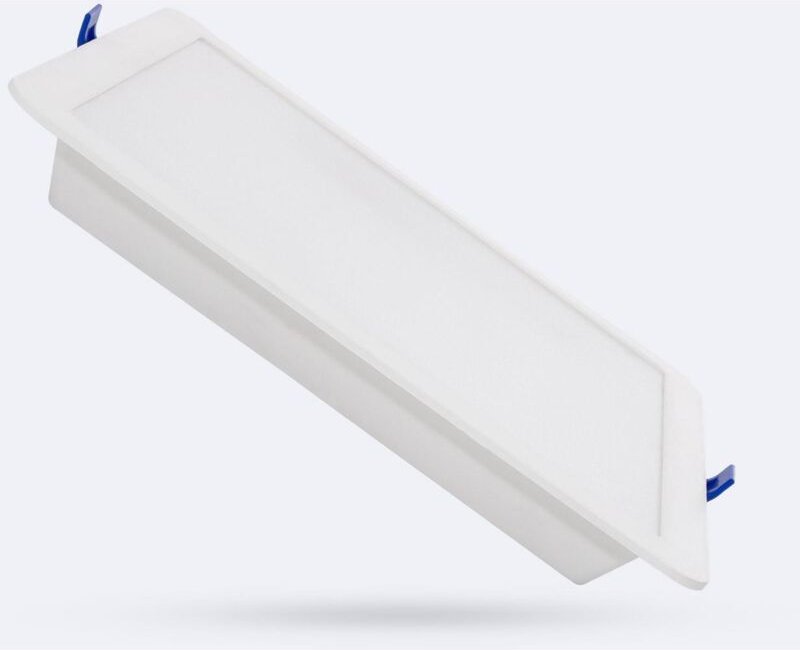 Efectoled - led Einbaustrahler flach 18W Eckig solid Ausschnitt 210x210 mm 6500K Nicht Dimmbar Kaltweiß