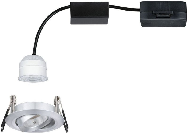 Paulmann - 94296 ebl Nova mini Coin LED-Einbauleuchte 4 w Aluminium