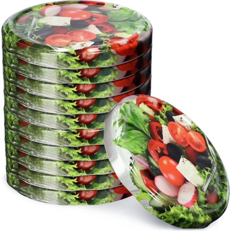 KADAX 10x Glasdeckel Fi 82 Kappen für Gläser Deckel Konserven