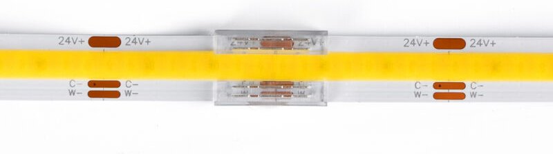 Verbinder LED COB Streifen-zu-Streifen – Monocolor/CCT/RGB –