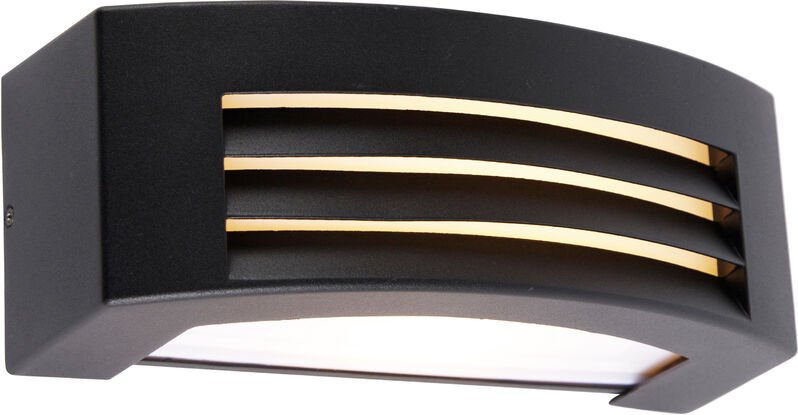 Moderne Außenwandleuchte schwarz IP44 - Hurricane 1